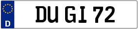 Truck License Plate
